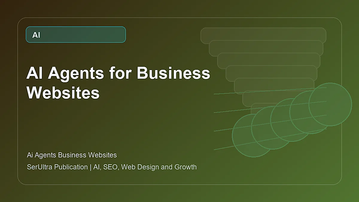 AI Agents for Business Websites visual guide about AI agents business websites