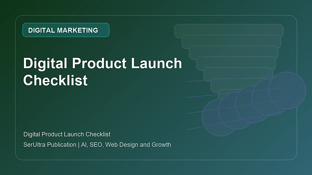 Digital Product Launch Checklist visual guide about digital product launch checklist