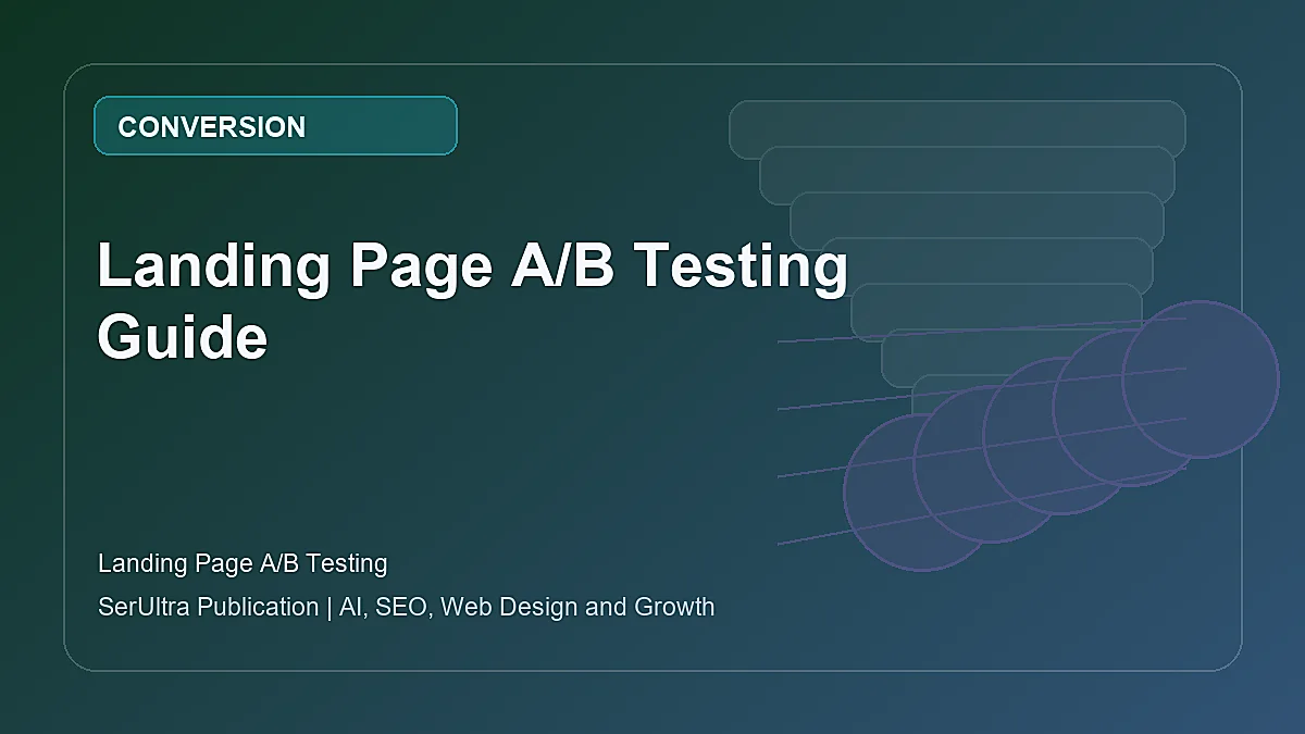 Landing Page A/B Testing Guide visual guide about landing page A/B testing