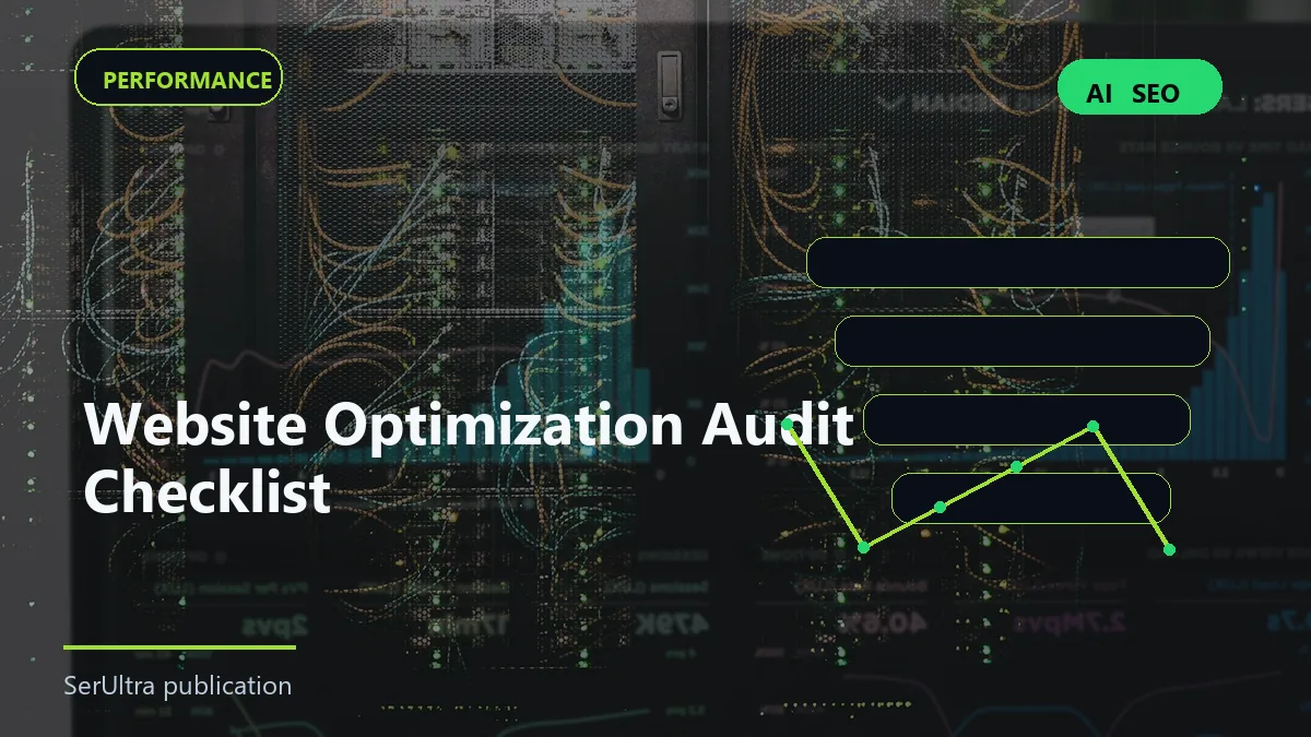 Website Optimization Audit Checklist visual guide about website optimization audit
