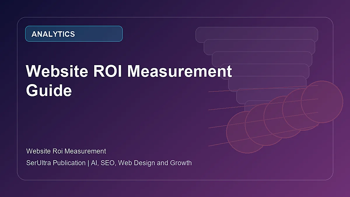 Website ROI Measurement Guide visual guide about website ROI measurement